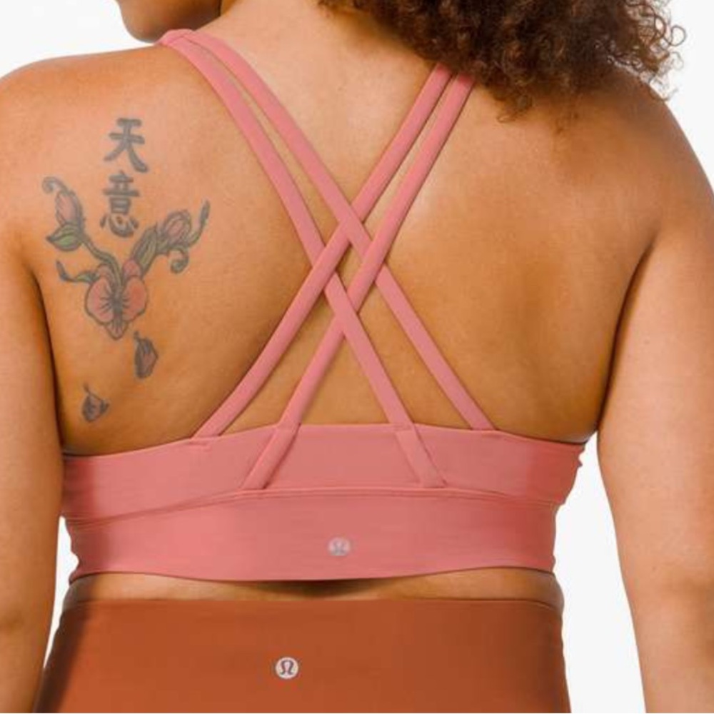 Lululemon 🍋 Energy Bra High Neck Long Line *Tough Size 4